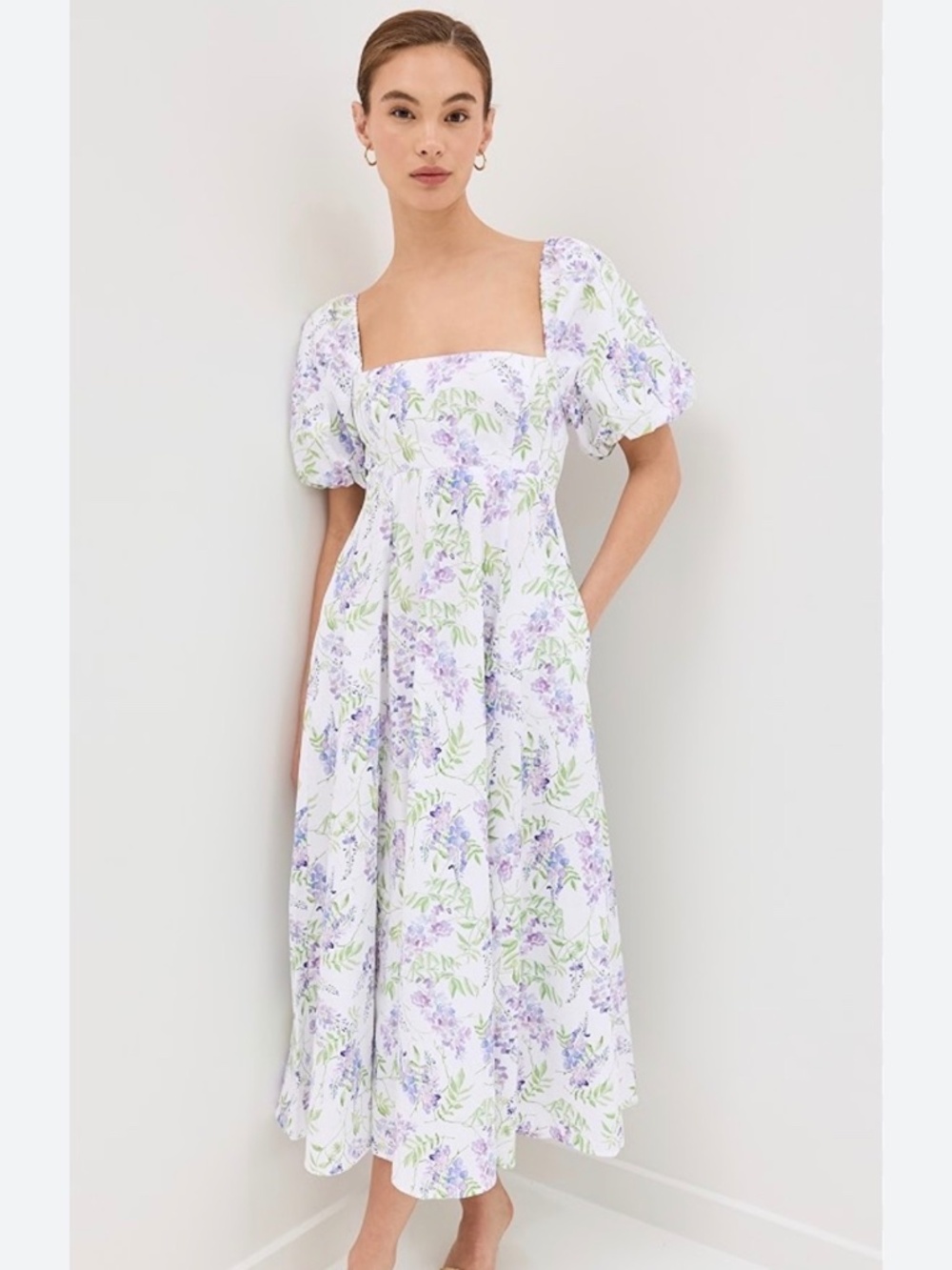 Hill House Home The Matilda Dress & Matching Hair Bow Wisteria Size XL over $300
